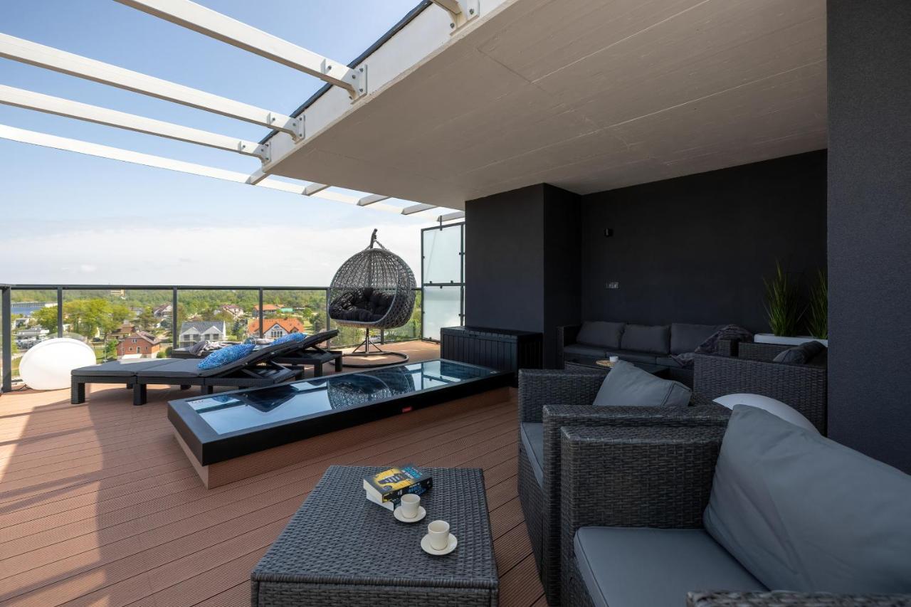 Lighthouse Luxury Penthouse - Jantar Apartamenty Mrzezyno Luaran gambar