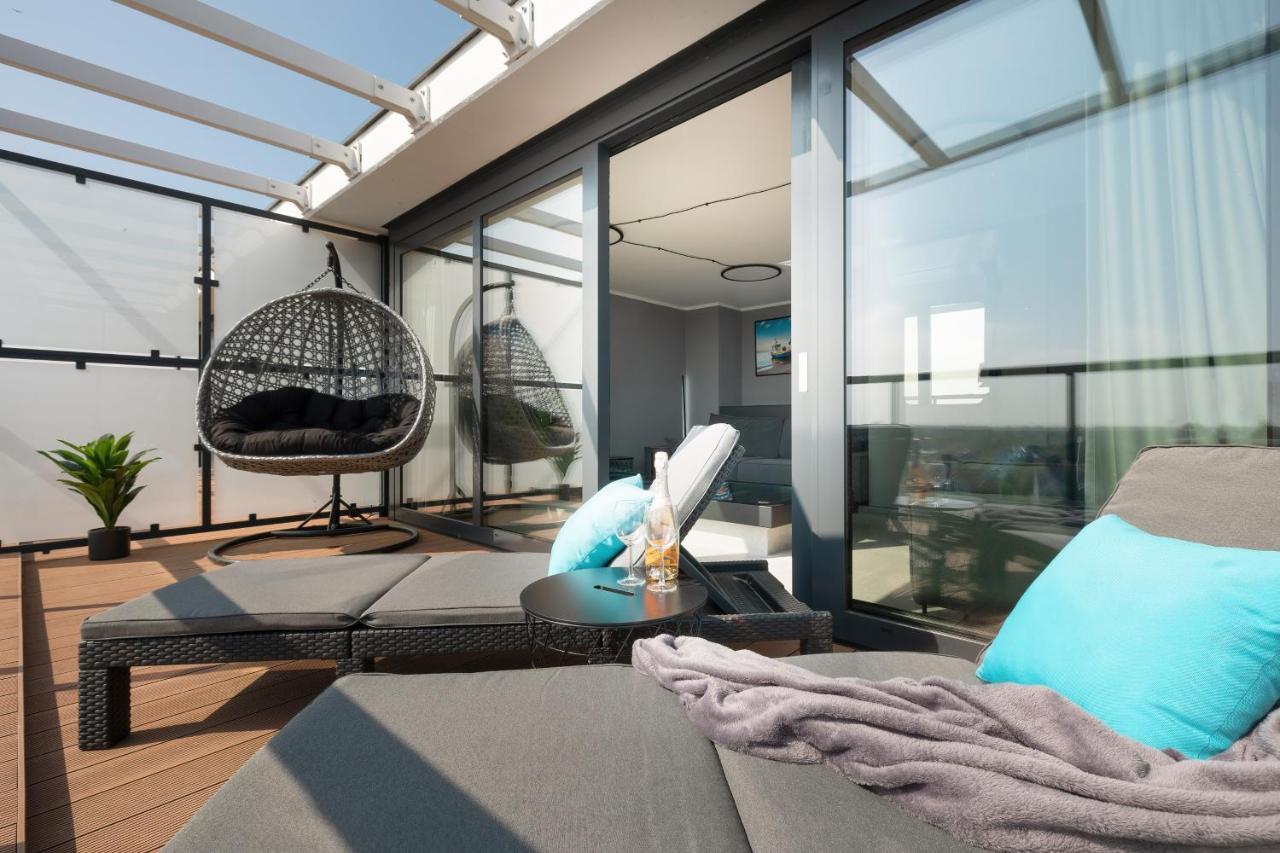 Lighthouse Luxury Penthouse - Jantar Apartamenty Mrzezyno Luaran gambar